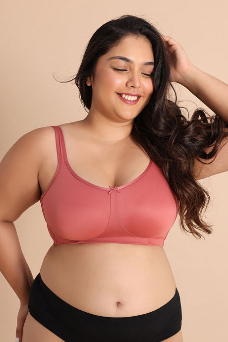Zivame True Curv Single Layered Non Wired Full Coverage Lightweight Super Support Bra - Dusty Cedar — image 2